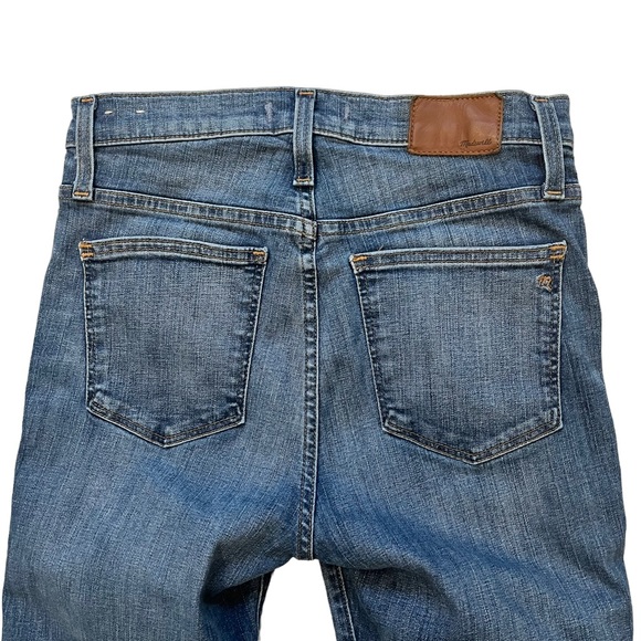 Madewell 10" High-Rise Skinny Jeans: Drop Step-Hem Edition, Sz 28 - Picture 7 of 15